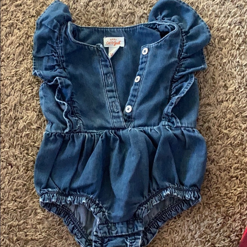 Cat & Jack denim romper